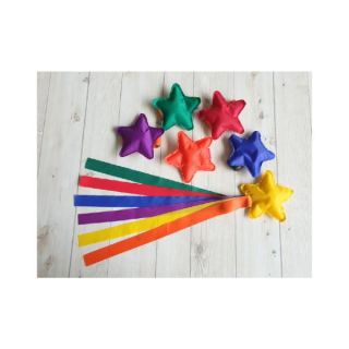 Star beanbag with rainbow ribbon set of 6 colour_01